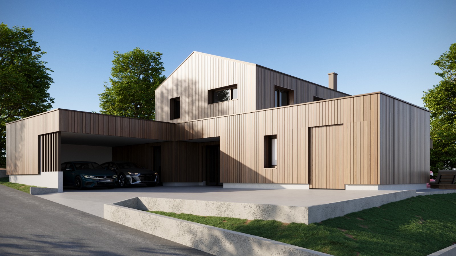 birkengasse-3d-zufahrt Birkengasse 3D Visualisierung Zufahrt